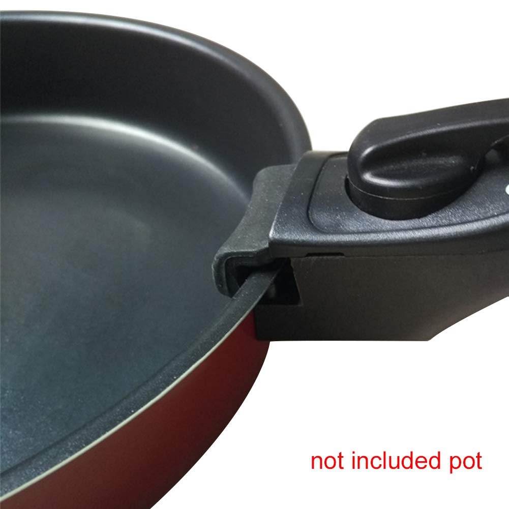 Removable Pot Handle, Detachable Handle Pots and Pans, Handle Pot Clip Different Removable Handle Cookware Detachable Pot Handle Suitable for Home, Cooking Pot Accessories(1 PC)