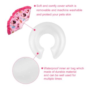 CuteBone Inflatable Cat Cone Collar to Stop Licking After Surgery-Double Adjustable Neck Range P23SO00102S