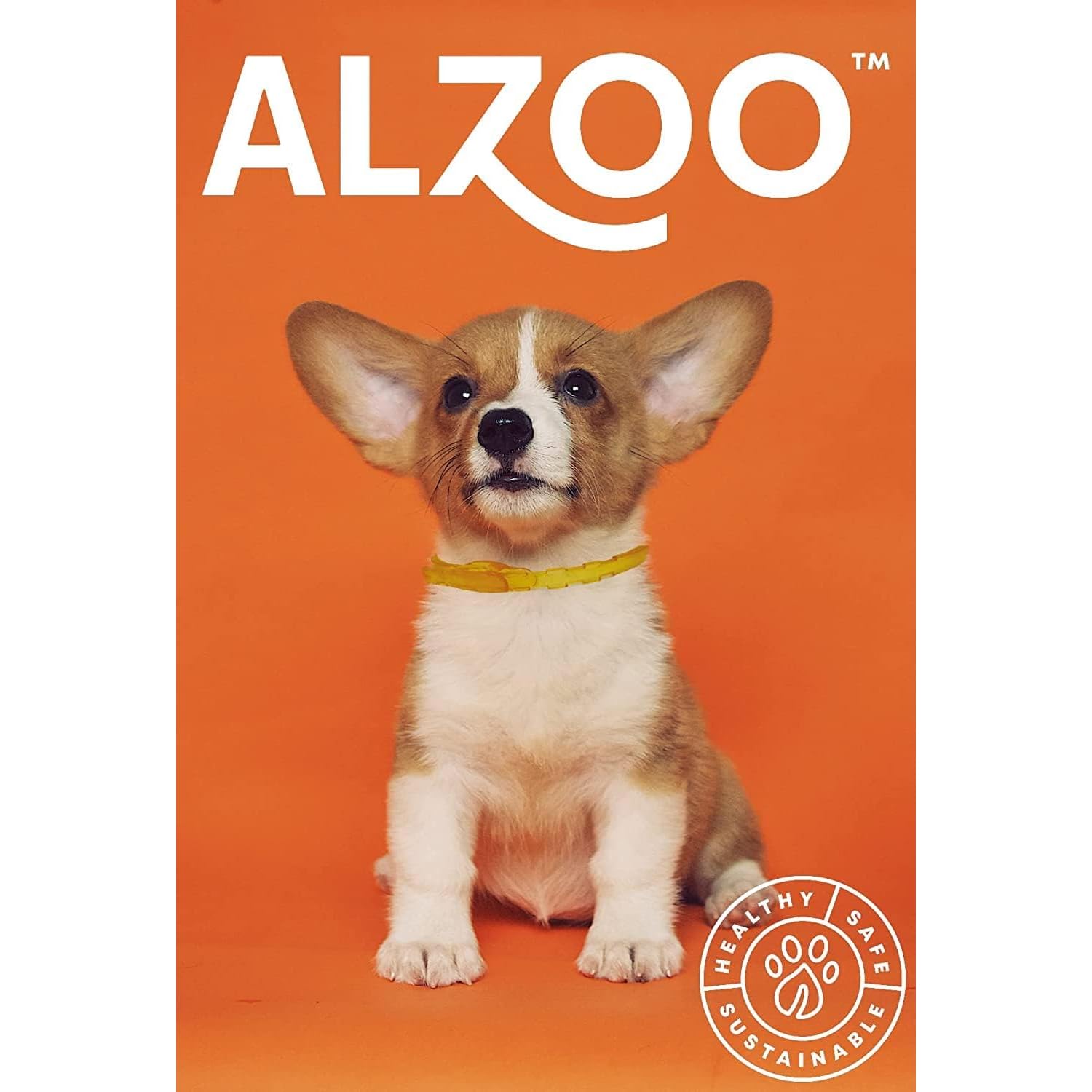 ALZOO Flea & Tick Dog Collar, Helps Repel Fleas, Ticks & Mosquitoes, 100% Plant-Based Active Ingredients, Phthalates and PVC Free, Up to 4 Months Protection, for Small Dogs: 15 lbs & Under, Pack of 2