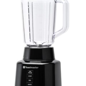 Toastmaster 350 Watt Blender with 48 oz BPA-Free Jar, Black, TM-600BL