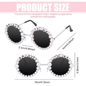 JUSTOTRY Bride Sunglasses For Bachelorette - Bride To Be Sunglasses For Bachelorette Party Gifts Accessories Party Favors