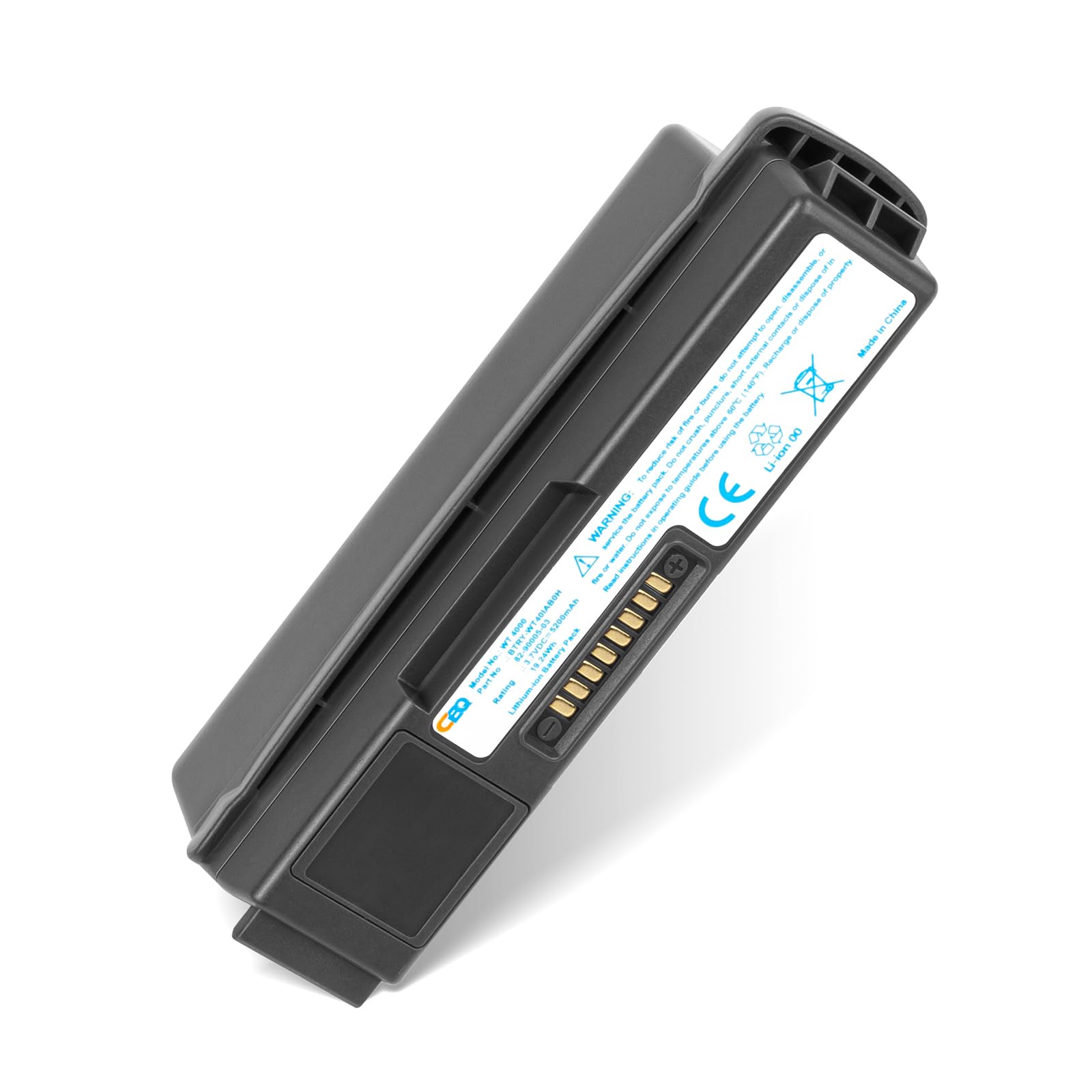 CBQ 5200mAh 19.24Wh Replacement Batteries fit for Symbol WT4000 WT4070 WT4090 WT4090I WT41N0 WT-4090OW Scanner Battery