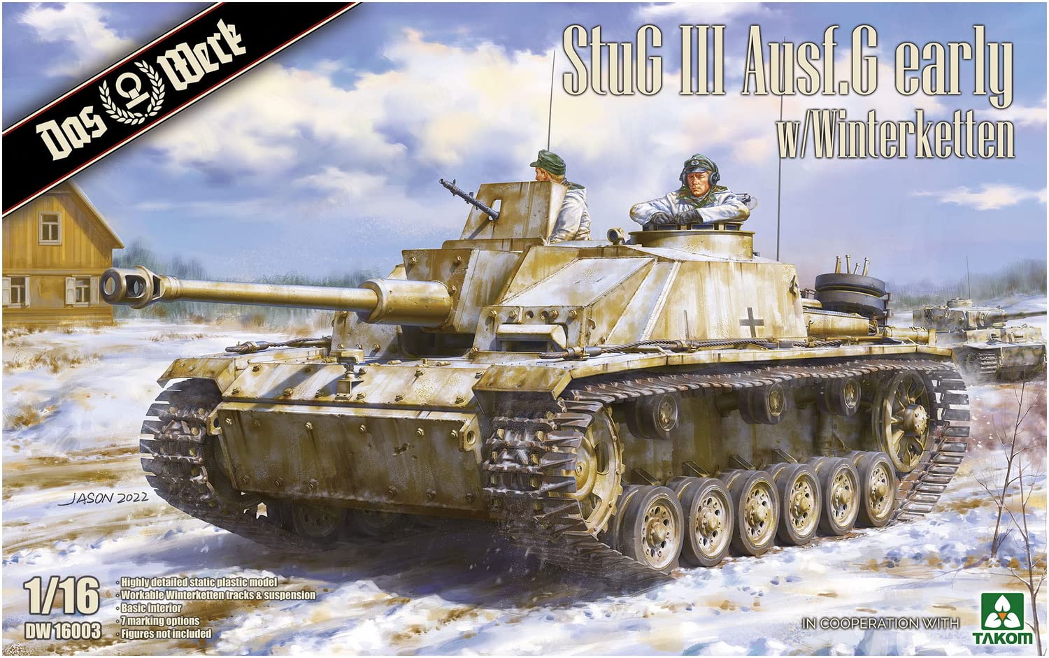 Das Werk 16003 1/16 STUG III with Winterketten Mode Model Tank Kit