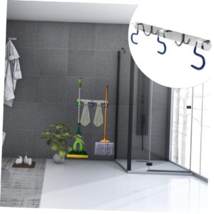 DOITOOL Mop Holder S- Type Mop Hook Toiletries Organizer Mops Rakes Holder Wall Hanger Hooks Garage Tool Organizer Heavy Duty Mop S-type Mop Hook Rack Stainless Steel Wall Mount Tableware