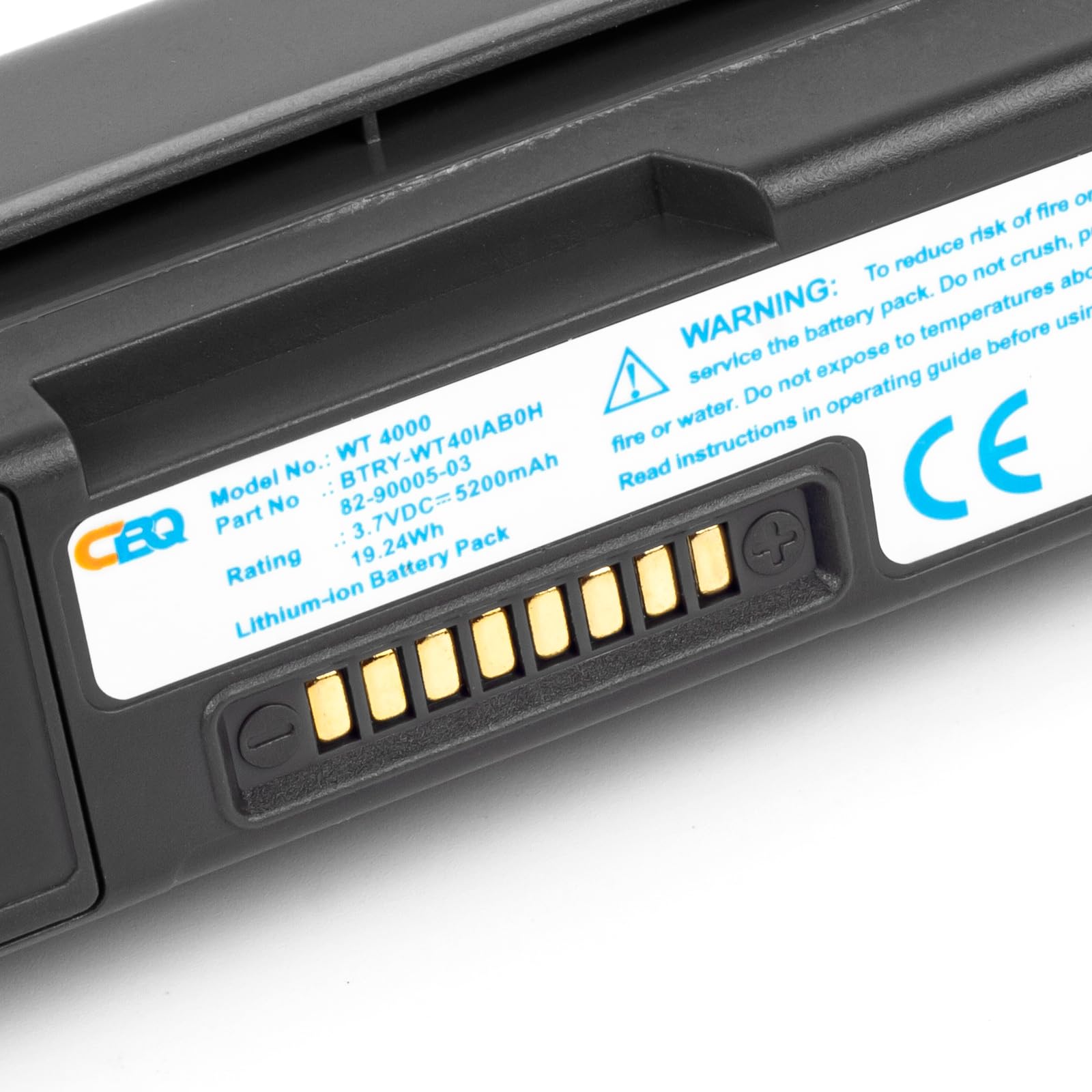 CBQ 5200mAh 19.24Wh Replacement Batteries fit for Symbol WT4000 WT4070 WT4090 WT4090I WT41N0 WT-4090OW Scanner Battery