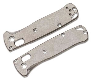 august engineering titanium classic scales for benchmade bugout series 533 535 mini knife not included (mini bugout - 533)