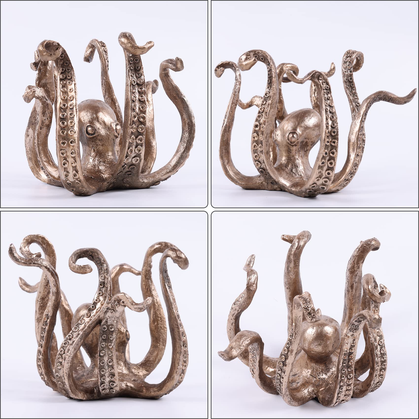 XINGYAN Octopus Resin Mug & Accessory Holder,Unique Design,Space Saving Storage for Mugs,Jewelry, Watches & Keys - Ideal Gift(Octopus)