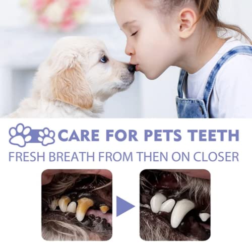 Pet Clean Teeth Spray, 2023 New Formula for Dogs & Cats, No Brushing Required, Freshens Breath, Prevents Plaque & Tartar, Natural Oral Care Spray (1pc)