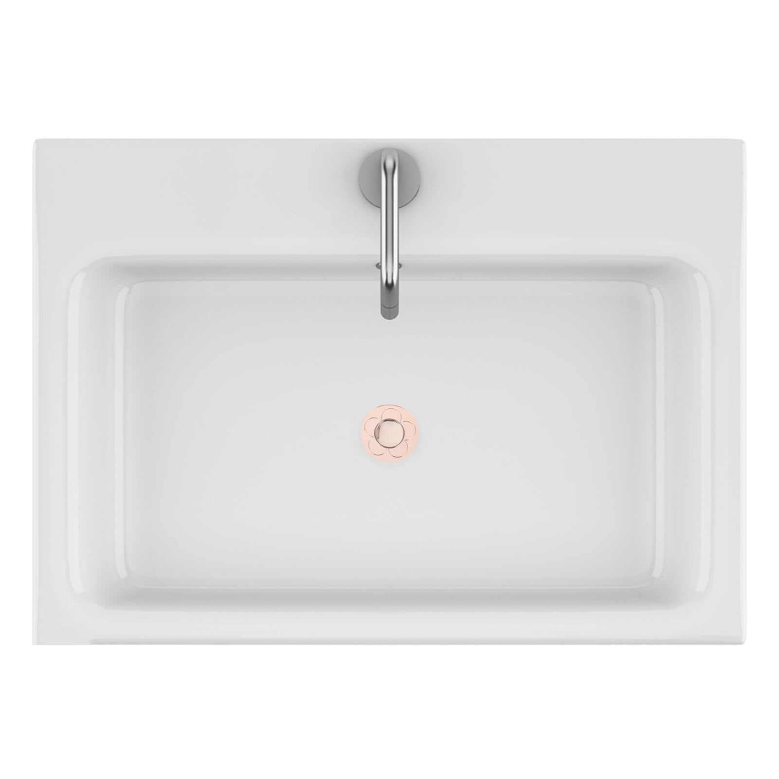 Uonlytech Sink Stopper Universal Sink Drain Tub Press Drain Rose Gold Bathtub Stopper for Bathroom, Washbasin