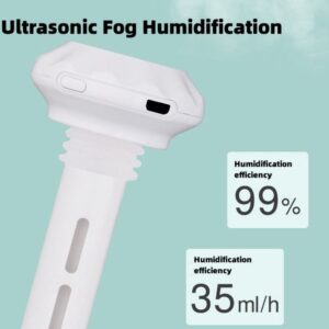 Andy's Orchids Portable Mini Humidifiers, USB Home Air Diffuser, Anion Mist Maker Car Purifier, Ultrasound LED Lamp Humidifier With Adjustable Length