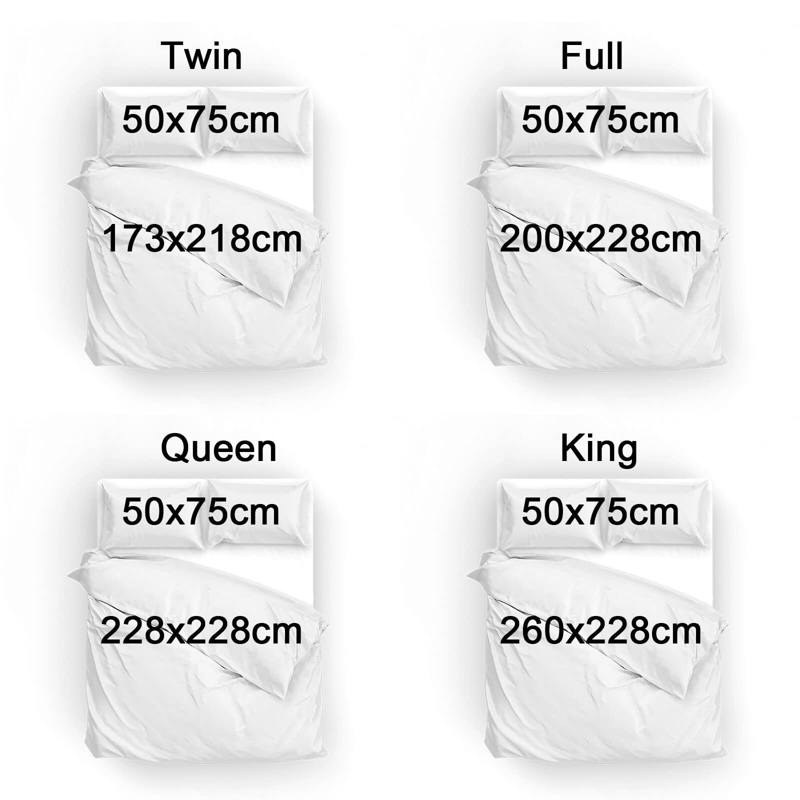 SSPENT Quilt Duvet Cover Lightning Set Comforter Cover McQueen 3 Pieces Bedding Printed Quilt Cover Set with Pillow Cases Easy Care and Soft Hand Feel