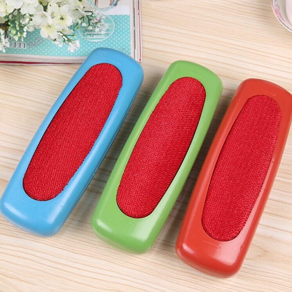 gofidin 3PC Random Color Plastic Sweeper Carpet Table Single Brush Dirt Crumb Collector Cleaner Roller