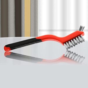 Wire Scratch Brush Set Soft Grip for Rust, Dirt & Paint Scrubbing with Deep Cleaning (18, 18PCS - Stainless Steel Wire)