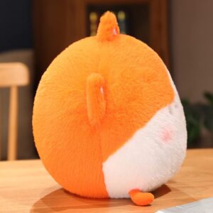 Plush Round Fox Stuffed Animal Fox Hugging Pillow Fox Plushies Throw Pillow Round Fox Anime Gift for Kids and Lovers in Birthday,Valentine's Day,Christmas¡­