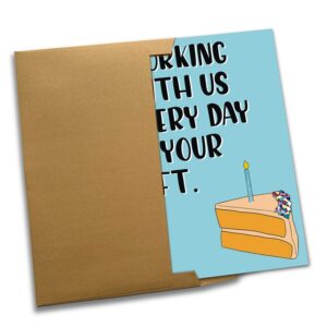 Work Bestie Card Work Friend Birthday Card Coworker Birthday Card Colleague Birthday Card Boss Birthday Card Coworker Gift Leaving