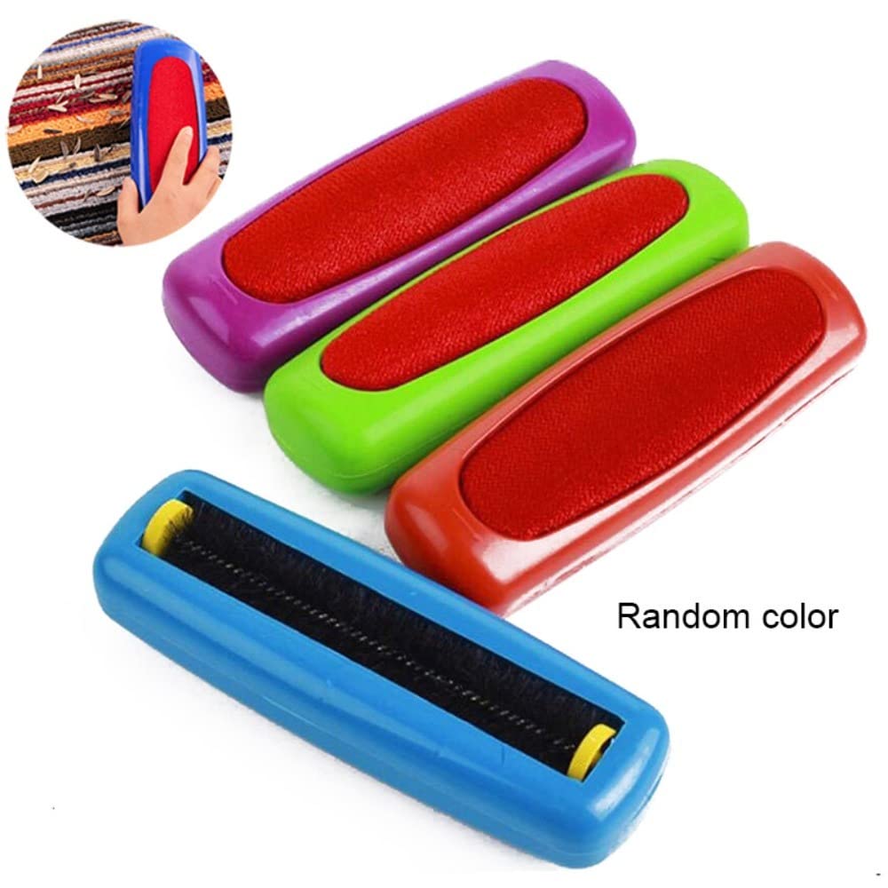 gofidin 3PC Random Color Plastic Sweeper Carpet Table Single Brush Dirt Crumb Collector Cleaner Roller