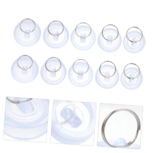 ULTECHNOVO 10pcs Rubber Stopper Bathtub Seal Plug Bathroom Sink Plug Kitchen Sink Plug Kicthen Assecories Drainage Seal Bathtub Sealing Plug The Kitchen Sink Stoppers Sink Cover Leakproof