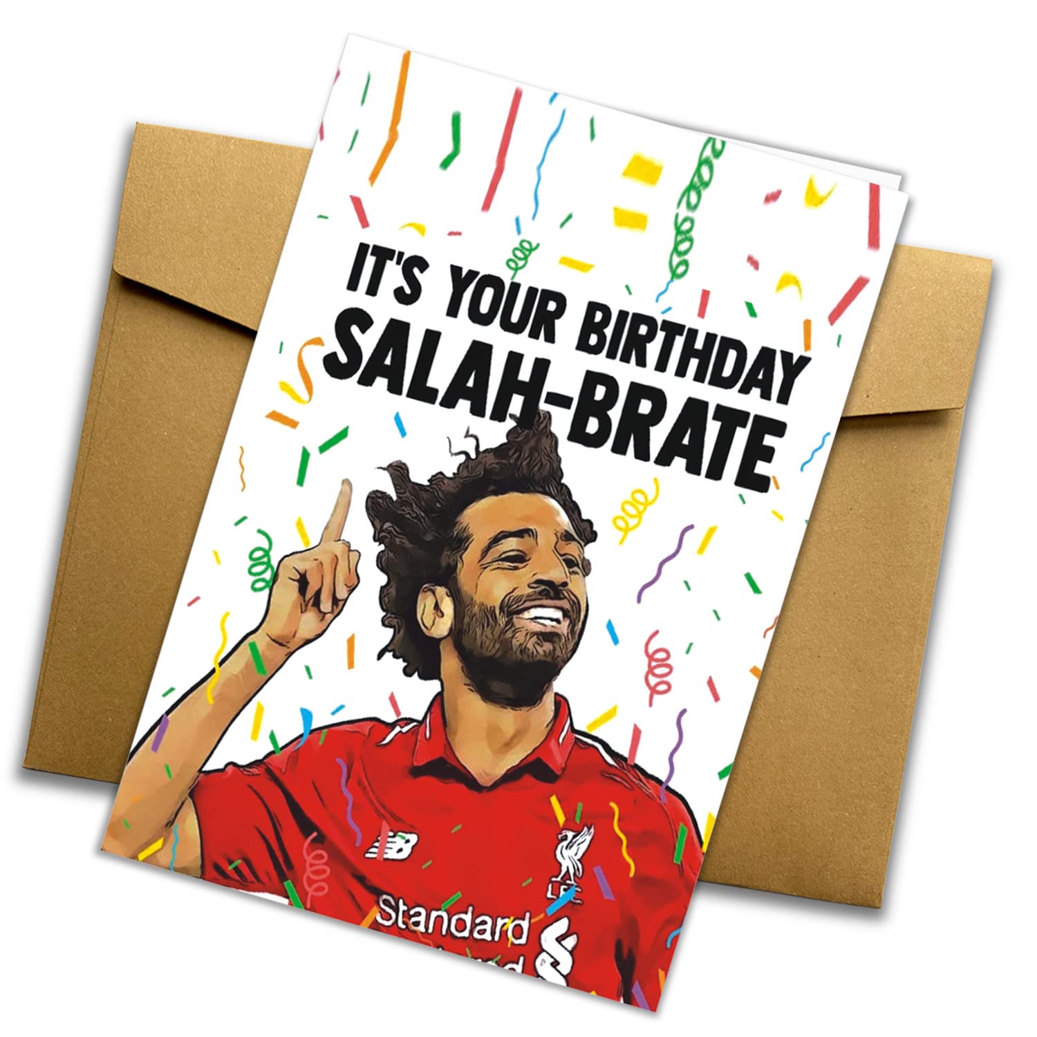 Salah-brate Mohamed Salah Birthday Card Birthday Cards for Him Her Funny Birthday Card