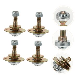 4pcs Rocking Chair Bearing Gaming Chair Bolts Office Chair Bolts Rocking Chair Screws Glider Rocker Parts Carassosories Rocking Chair Part Component Iron Tables and Chairs