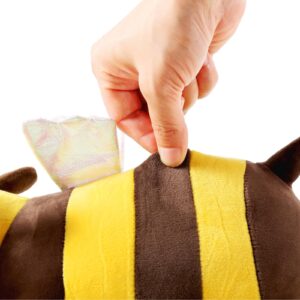 Onsoyours Cute Bee Plush, Soft Stuffed Animal Honey Bee Plush Toy Pillow for Kids (Yellow, 13")