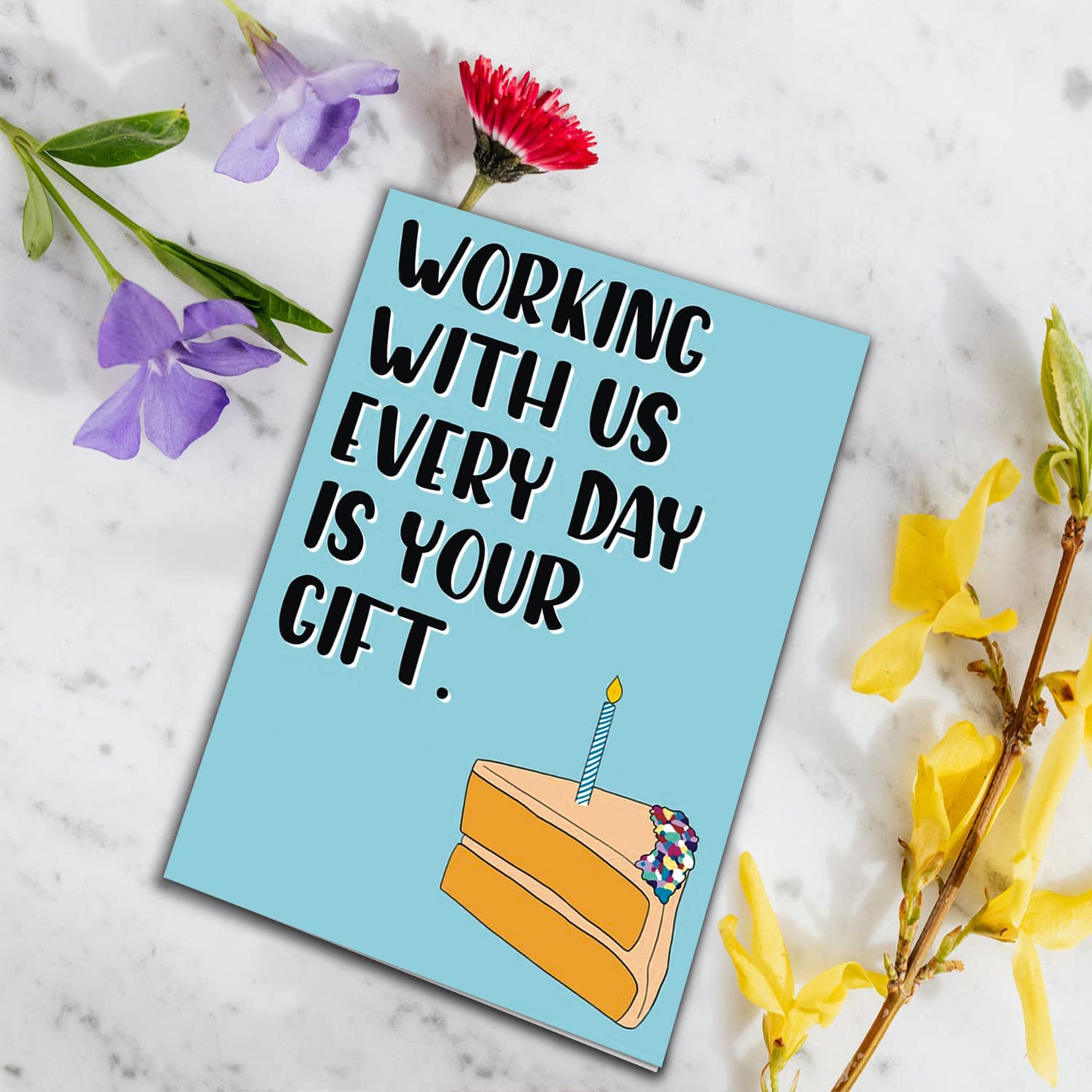 Work Bestie Card Work Friend Birthday Card Coworker Birthday Card Colleague Birthday Card Boss Birthday Card Coworker Gift Leaving