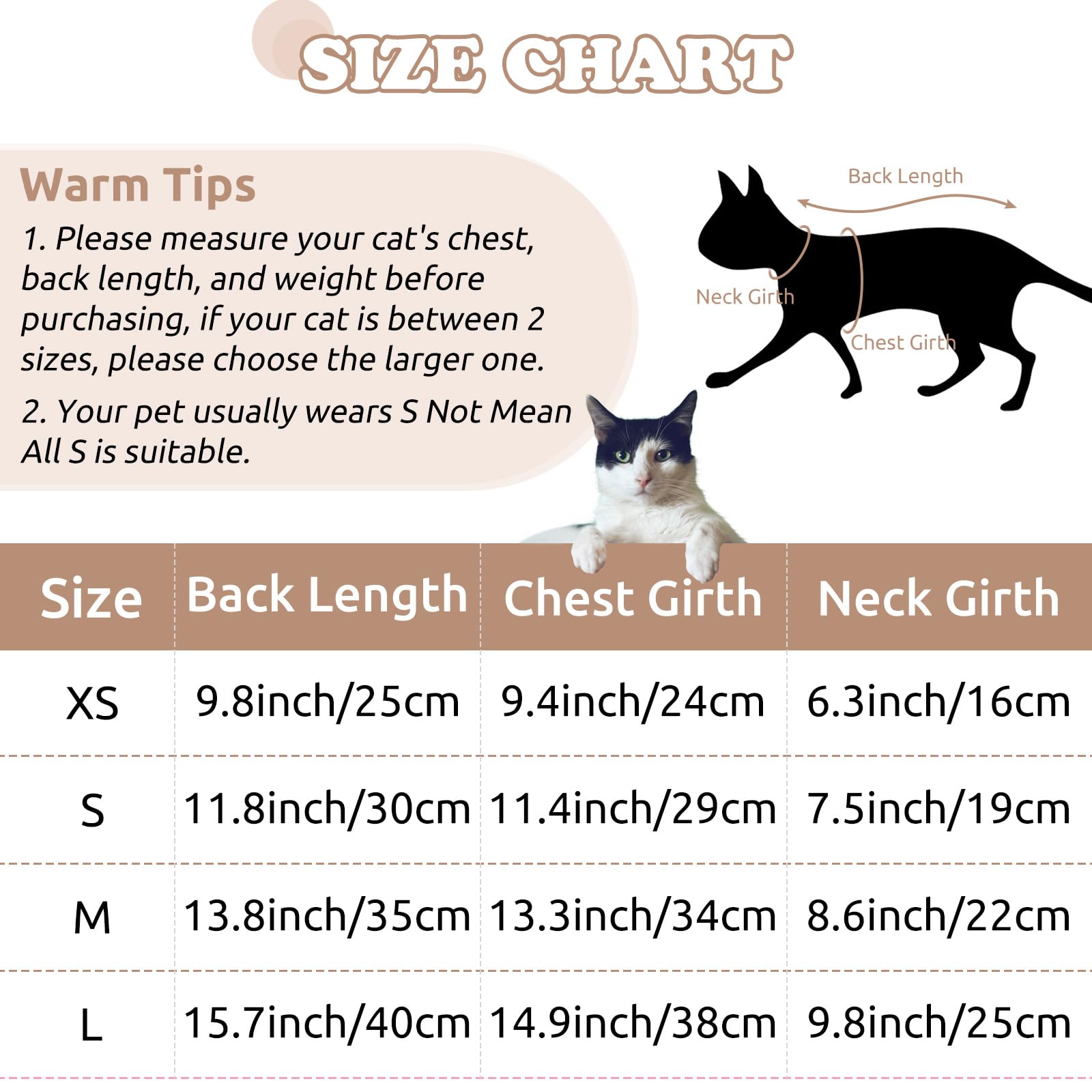 SAWMONG Cat Recovery Suit After Surgery Recovery Shirt Breathable E-Collar Alternative Non-Lick Pet Body Suit,Brow Leopard L