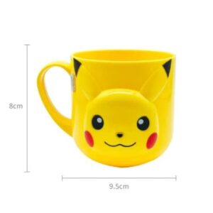 Pikachu 3D Mug, Plastic Cup with Handle, 280ml