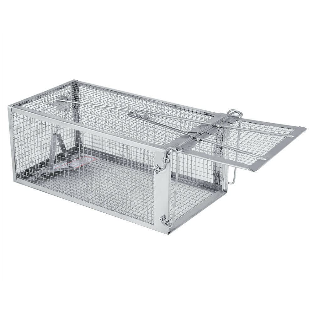 THE PERFECT PART USA Mouse Trap Rat Trap Rodent Trap Live Catch Cage, Easy to Set Up and Reuse