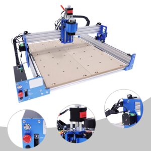 CNC Router Machine, CNC Machine Kit Pro Milling Machine, Mini DIY CNC Router Kit, Engraving Machine, for Wood Metal Acrylic MDF Carving Arts Crafts DIY Design