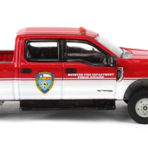 Truck 1/64 2019 Ford F-350 Dually Pickup Houston Fire Department Dually Drivers Series 11 46110-D