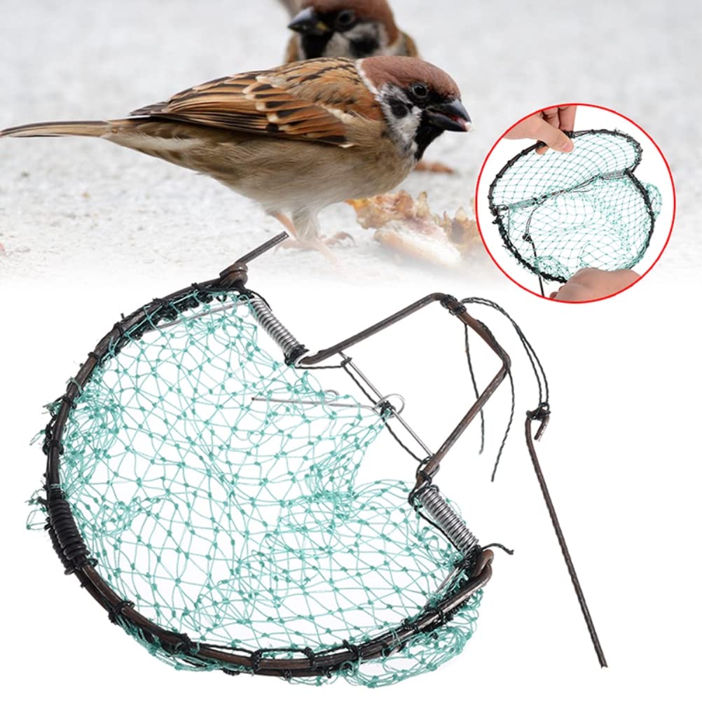 Catching Bird Net Control Humane Live Trap Mesh for Sparrows Pigeons Quail and Birds (30cm)