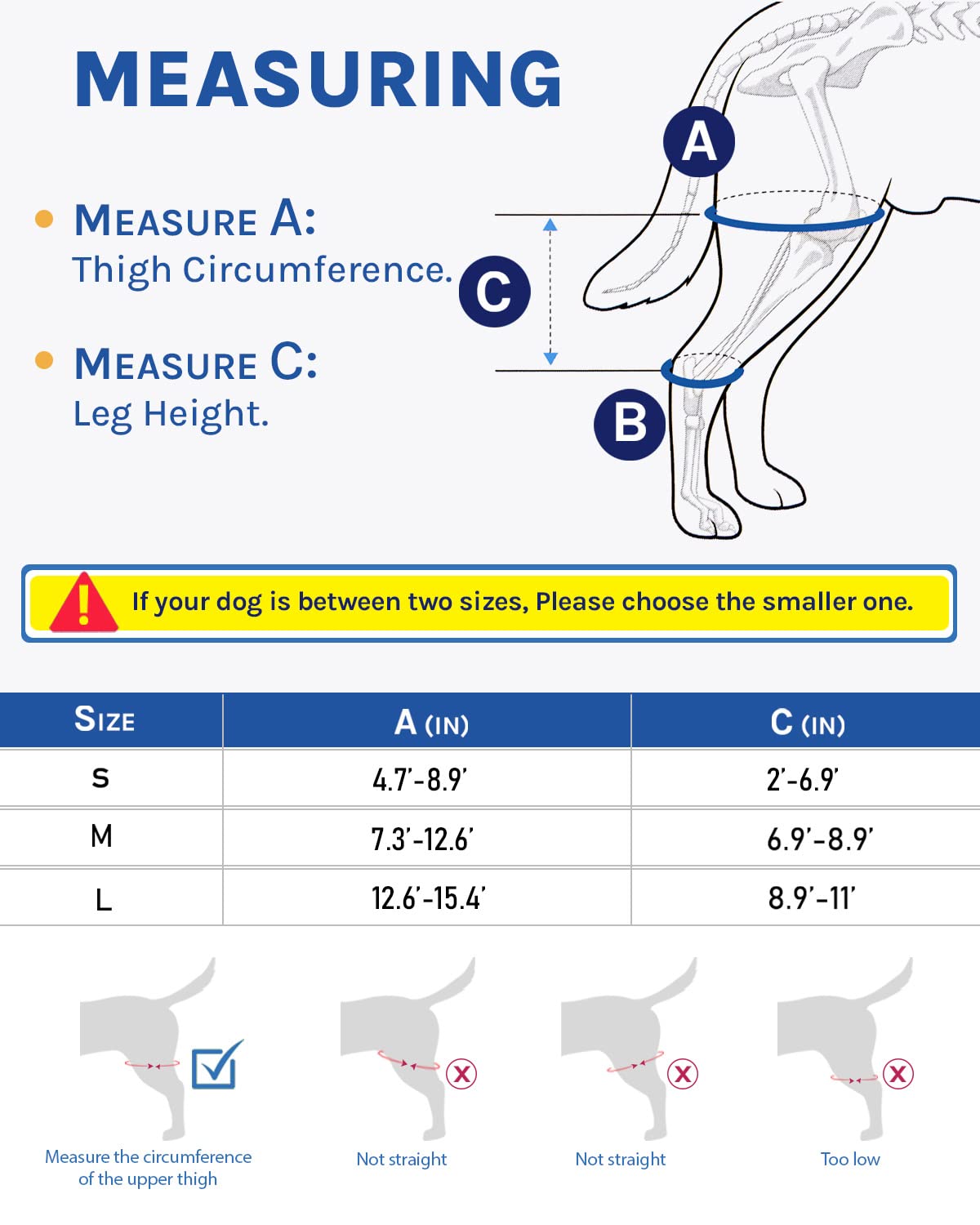 MerryMilo dog knee brace for torn acl hind leg -Upgraded Anti-Slip, Support for Cruciate Ligament Injury, Arthritis, Joint Pain, Muscle Sore, CCL Brace(Size: S, Left Leg)