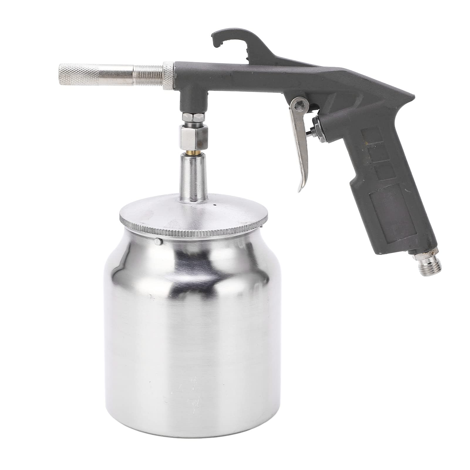 Sandblaster Gun Kit, Air Sand Blasting Gun, Air Undercoating Spray Gun with750cc Aluminium Cup, for Rubberized Undercoat, Proofing