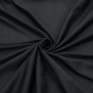 stylish fabric rayon spandex heavy jersey knit fabric/4-way stretch-(200gsm)/maternity/backdrop/diy projects, black 2 yards