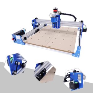 CNC Router Machine, CNC Machine Kit Pro Milling Machine, Mini DIY CNC Router Kit, Engraving Machine, for Wood Metal Acrylic MDF Carving Arts Crafts DIY Design