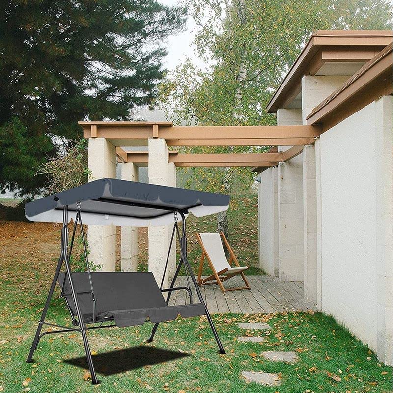 NARFIRE Replacement Canopy,Outdoor Garden Swing Seat Replacement Canopy Sun Shade Awning Cover(Excluding Swing Red)