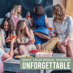 Hadley Designs 20 Floral Hilarious Bridal Shower Games For 20 Guests - Couples Wedding Shower Games, Would She Rather Bridal Shower Game Set, Whats In Your Purse Game Bridal Shower