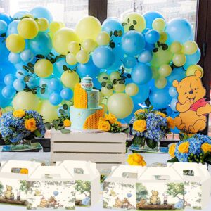 16 Pieces Classic Winnie Pooh Party Supplies, Winnie Pooh Baby Shower Decorations, Winnie Party Favor Boxes