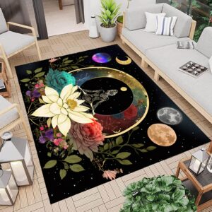 asvela skull mushroom animal sun moon life tree area rug design carpet for bedroom living room home decoration