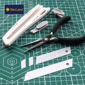 NexLand Ceramic Blade UB2-G3 Ultra-Sharp 18mm Utility Blade Snap Off Replacement Blades 4pcs