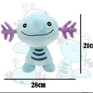 OMG ALL STORE Axolotl Plush Salamander Toy Fun and Soft Plush Stuffed Toy for Game Fans Gift Soft Stuffed Pillow Doll for Kids and Adults (8 Inch) (Blue)