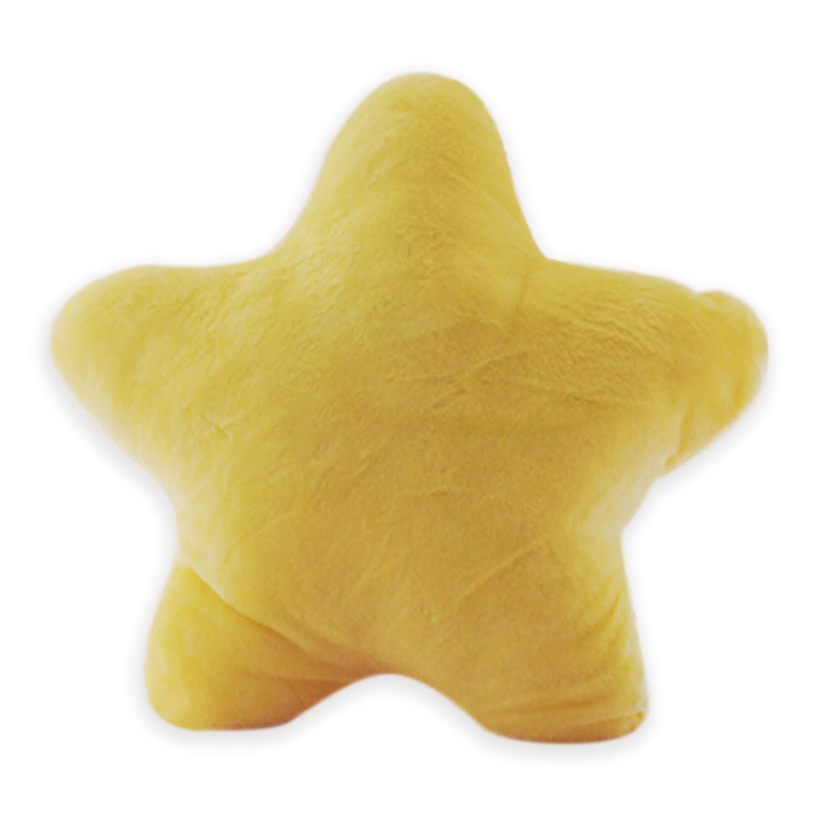 AUCOOMA Star Plush Pillow, Star Shape Stuffed Toy Soft for Kids Yellow 15.7 Inch