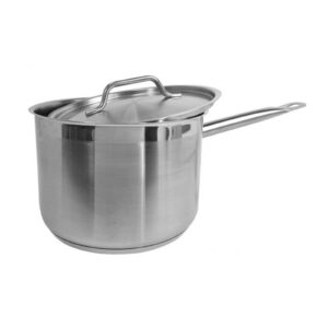 TrueCraftware- 4-1/2 Quart Stainless Steel SaucePan with Lid - Multipurpose Sauce Pan Cookware Set Use for Home Kitchen or Restaurant Cooking Sauce Pan Oven Safe Pot and Pan Induction Ready & NSF