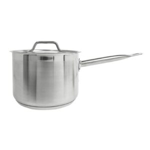 truecraftware- 4-1/2 quart stainless steel saucepan with lid - multipurpose sauce pan cookware set use for home kitchen or restaurant cooking sauce pan oven safe pot and pan induction ready & nsf