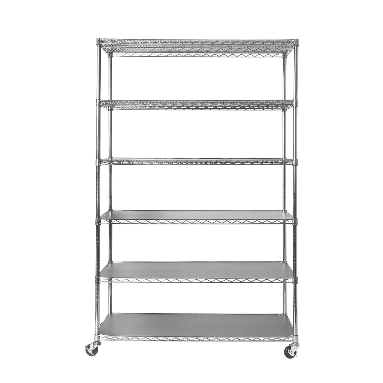 Member's Mark 6-Tier NSF Heavy Duty Wire Shelving, 47.75" W x 18" D x 75.5" H