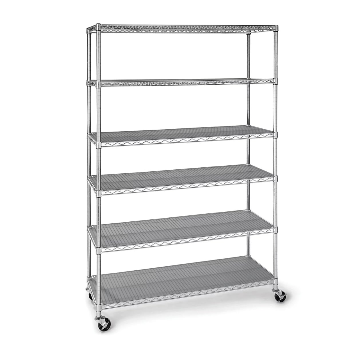 Member's Mark 6-Tier NSF Heavy Duty Wire Shelving, 47.75" W x 18" D x 75.5" H