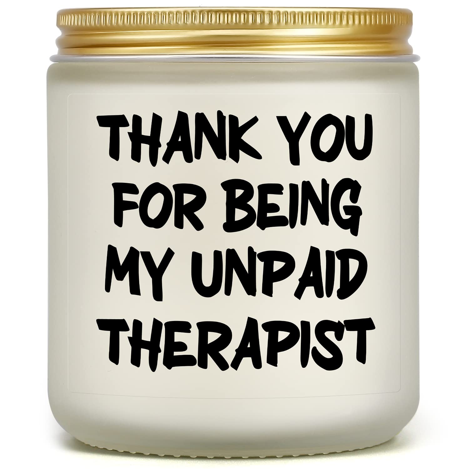 Thank You Gifts for Coworkers, Funny Birthday Gifts for Friends, Friendship Gifts for Women, Unpaid Therapist Gifts for Mom Teacher Nurse,Thanksgiving Christmas Gift, Lavender Scented Candle