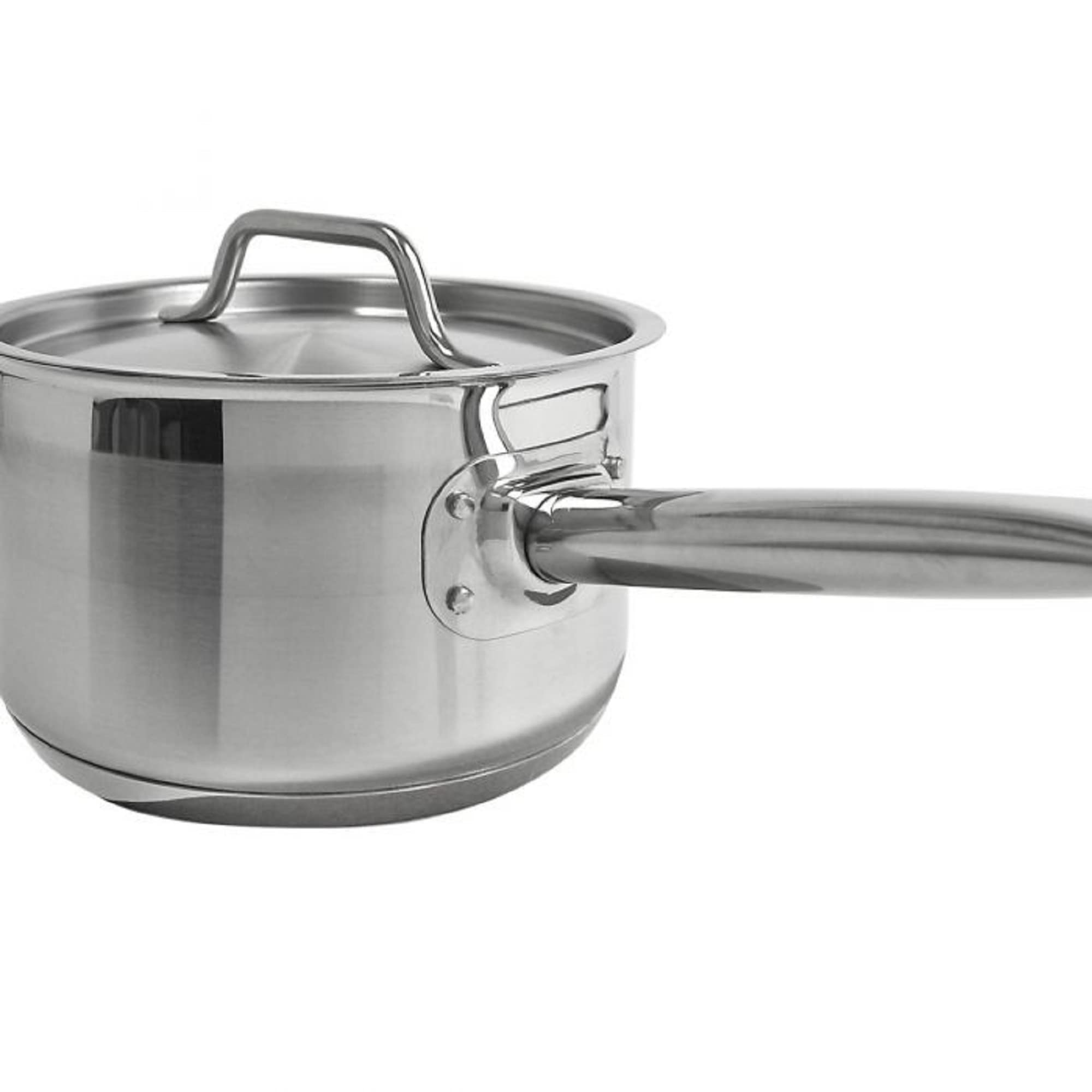 TrueCraftware- 4-1/2 Quart Stainless Steel SaucePan with Lid - Multipurpose Sauce Pan Cookware Set Use for Home Kitchen or Restaurant Cooking Sauce Pan Oven Safe Pot and Pan Induction Ready & NSF