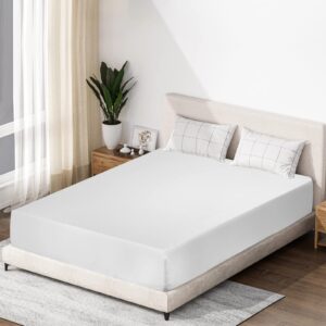 cl.hpahkl 10 inch gel memory foam mattress comfort queen mattress medium firm mattresses bed-in-a-box certipur-us certified for cool sleep & pressure relief, white