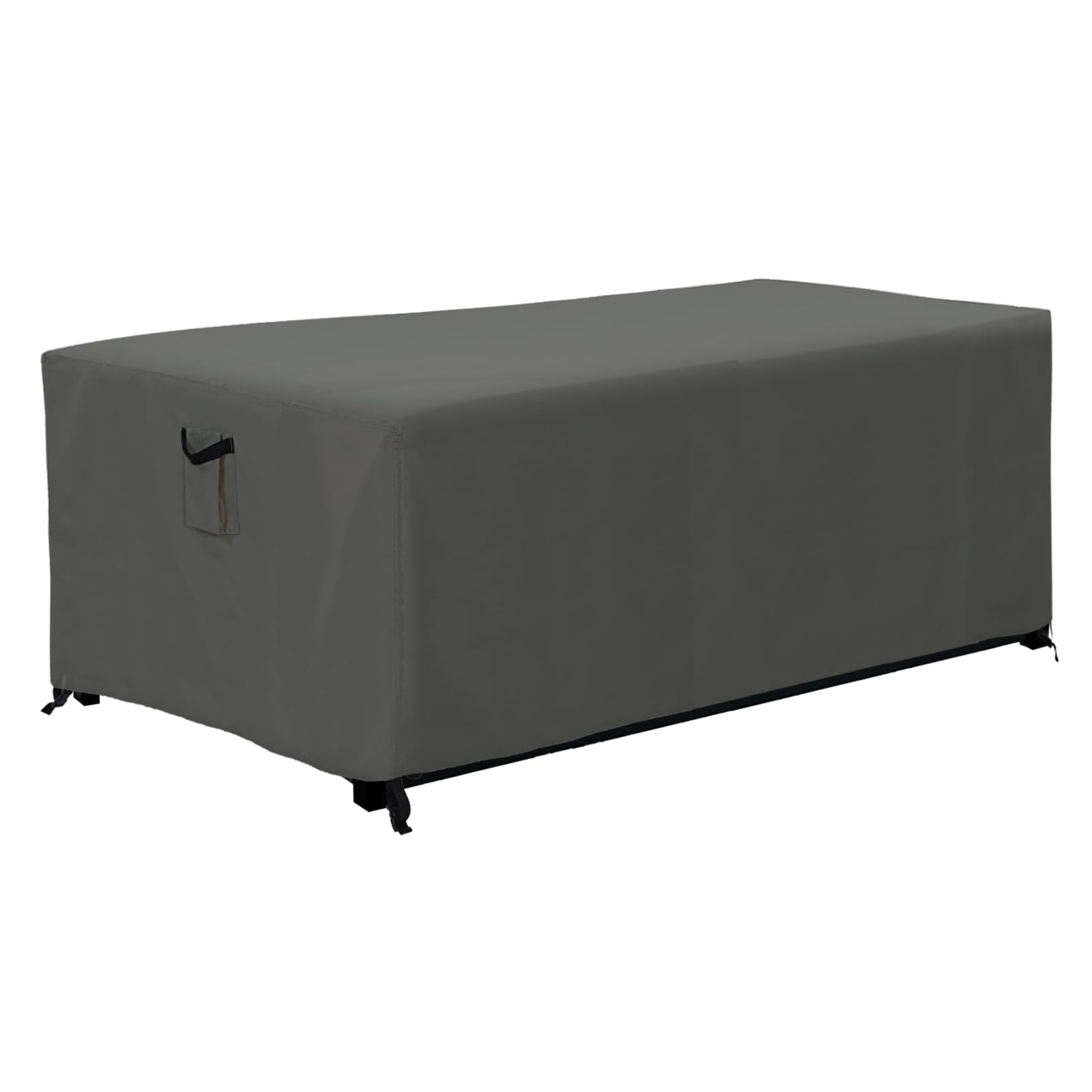 ABCCANOPY Deck Box Cover Outdoor Large Storage Box Cover Universal Outdoor Furniture Cover Waterproof and Dustproof Winter Protection 44x28x24 Grey